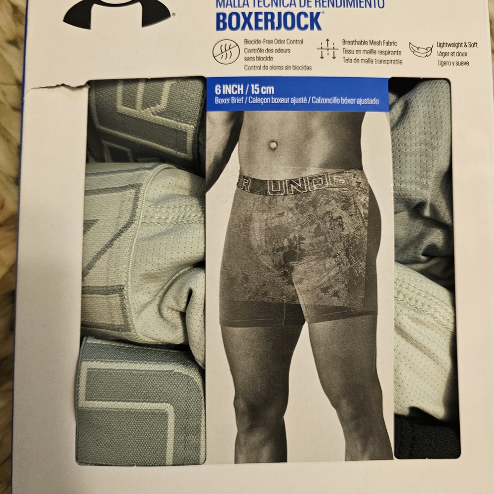 Under Armour Men's Boxerjock - Gray
